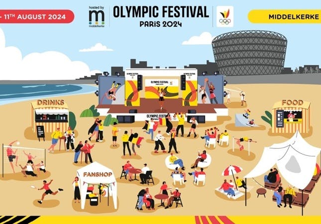 Olympic Festival verwelkomt deze zomer Team Belgium fans in Middelkerke !