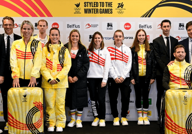 Ontdek de officiële outfits van Team Belgium voor Milano Cortina 2026