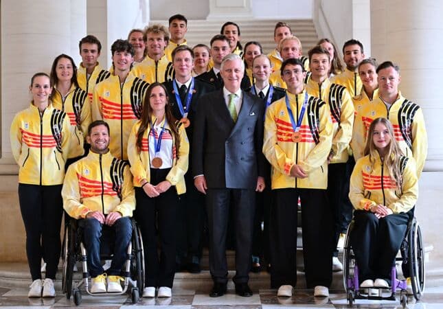 Atleten van Team Belgium en Paralympic Team Belgium op koninklijk bezoek!
