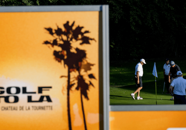Bedrijven op de green voor Golf to LA28 van Team Belgium!